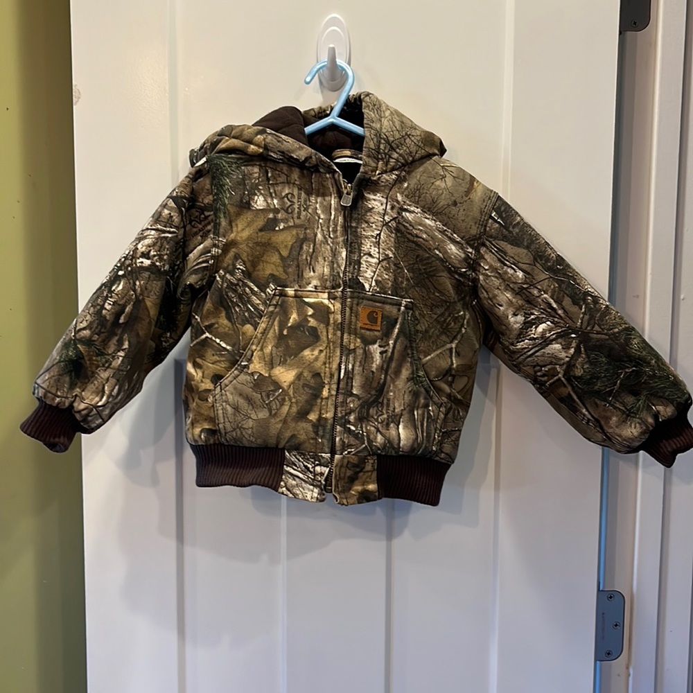 Carhartt Toddler Camo Coat 2T
